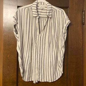 Madewell Central Drapey Shirt - M